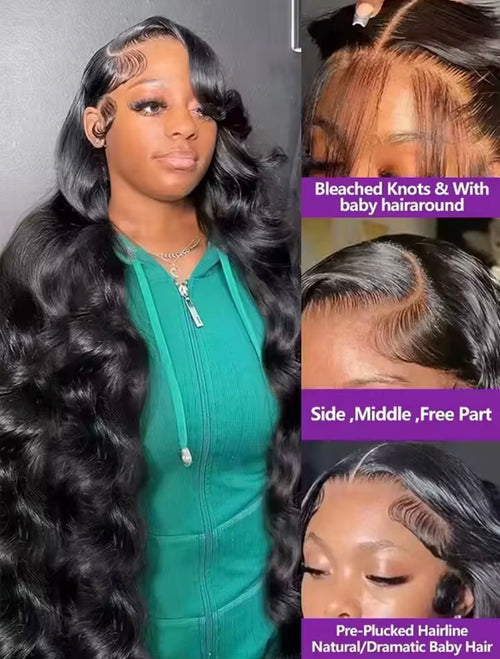 Luxury Body Wave HD Lace Glueless Wig – Natural Hairline & Beginner Friendly
