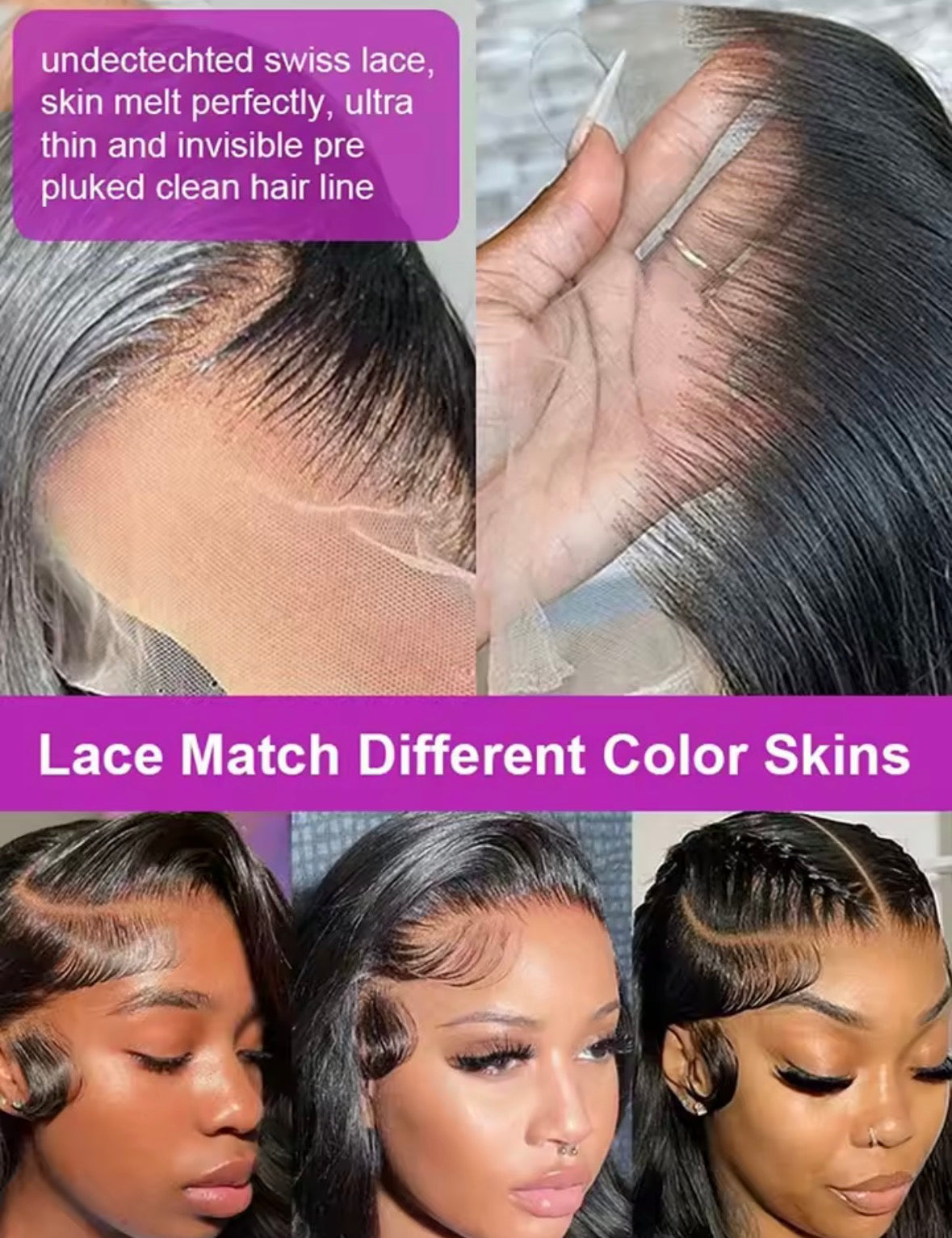 Luxury Body Wave HD Lace Glueless Wig – Natural Hairline & Beginner Friendly